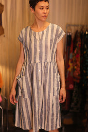 COTTIN DRESS EDITH LALI - sustainably made MOMO NEW YORK sustainable clothing, cotton slow fashion