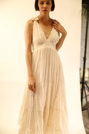 COTTON DRESS AFRA - sustainably made MOMO NEW YORK sustainable clothing, dress slow fashion