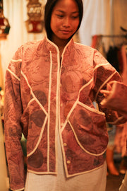 EMBROIDERED JACKET BOB - sustainably made MOMO NEW YORK sustainable clothing, slow fashion