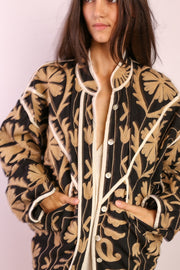 EMBROIDERED JACKET VECI - sustainably made MOMO NEW YORK sustainable clothing, slow fashion