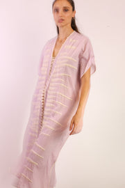 EMBROIDERED KAFTAN LILLY - sustainably made MOMO NEW YORK sustainable clothing, slow fashion