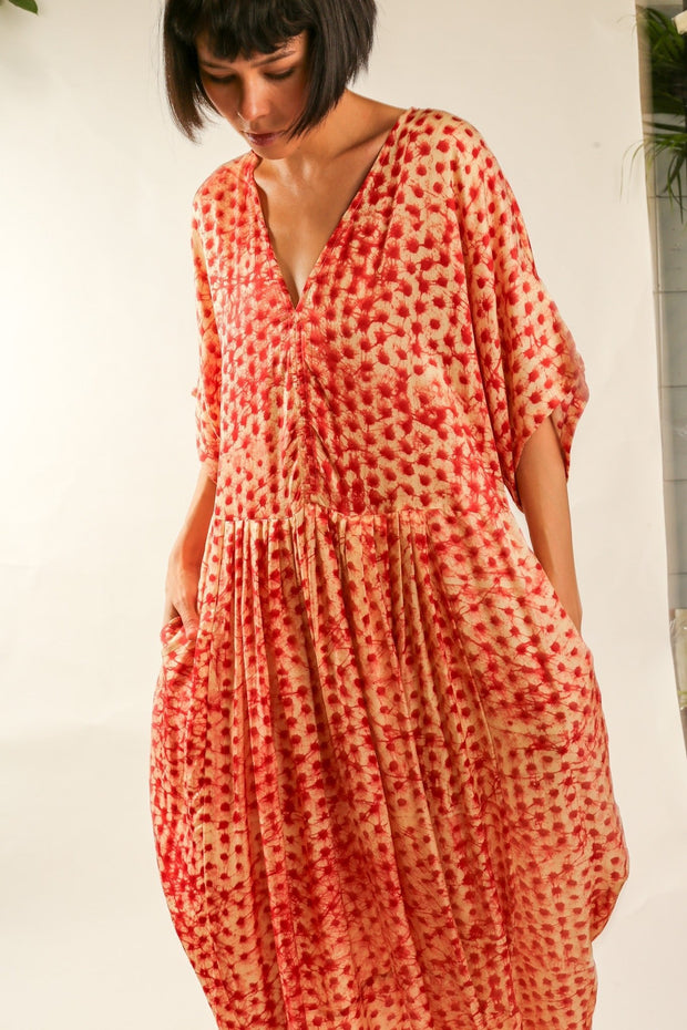 KAFTAN DRESS CURU - sustainably made MOMO NEW YORK sustainable clothing, kaftan slow fashion