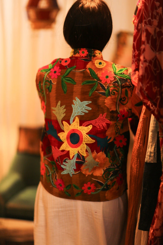 KANTHA EMBROIDERED JACKET INGRID MANU - MOMO STUDIO BERLIN - Berlin Concept Store - sustainable & ethical fashion
