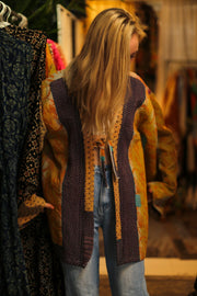 KANTHA KIMONO JACKET BELINDA - sustainably made MOMO NEW YORK sustainable clothing, slow fashion