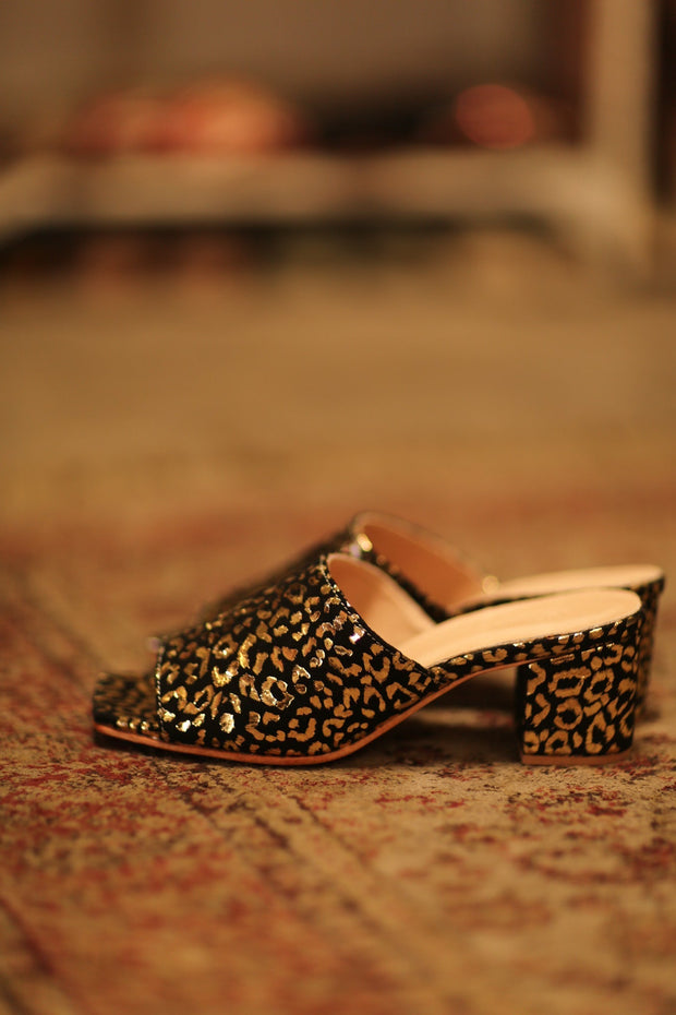 LEO HEELED MULES MARIBEL - sustainably made MOMO NEW YORK sustainable clothing, new slow fashion