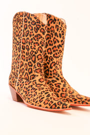 LEO PRINT COWBOY BOOTS LIISA - sustainably made MOMO NEW YORK sustainable clothing, slow fashion