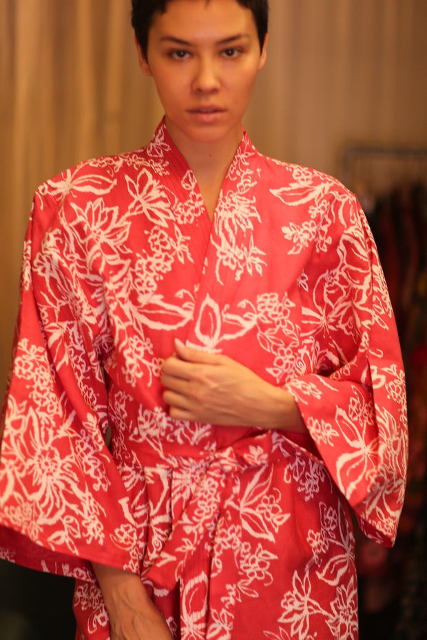 LINEN KIMONO JOLIE - sustainably made MOMO NEW YORK sustainable clothing, kimono slow fashion