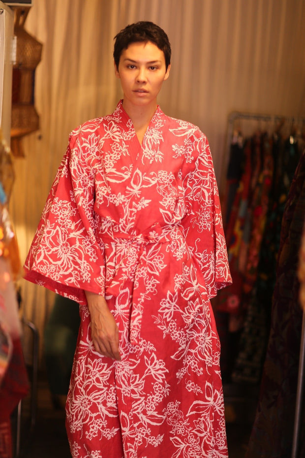 LINEN KIMONO JOLIE - sustainably made MOMO NEW YORK sustainable clothing, kimono slow fashion