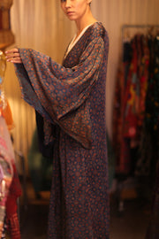 SILK WING KIMONO PINA RISINA - sustainably made MOMO NEW YORK sustainable clothing, kimono slow fashion