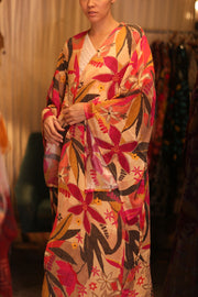 SILK WING KIMONO PINA RITA - sustainably made MOMO NEW YORK sustainable clothing, kimono slow fashion