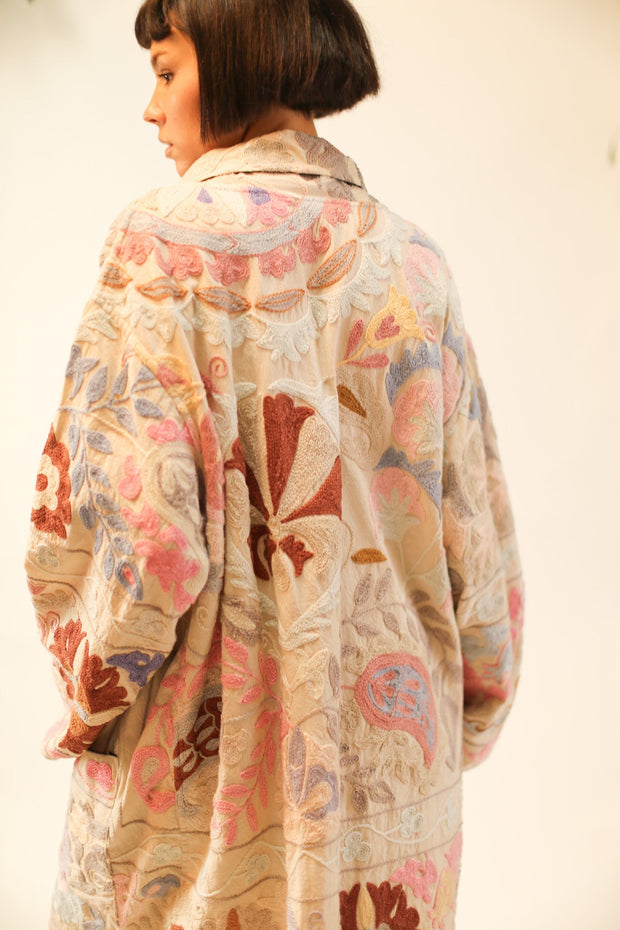 SUZANI COAT LEYNA - sustainably made MOMO NEW YORK sustainable clothing, Jacket slow fashion