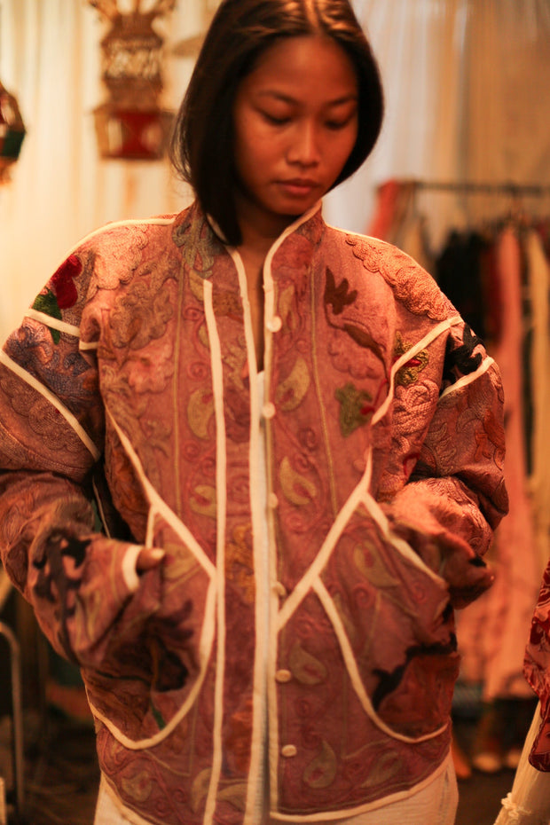 SUZANI JACKET DYLAN - sustainably made MOMO NEW YORK sustainable clothing, slow fashion