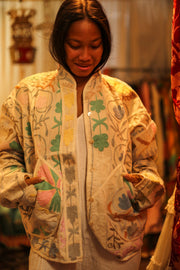 SUZANI JACKET GAMI - sustainably made MOMO NEW YORK sustainable clothing, slow fashion