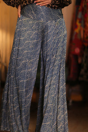 WIDE LEGS SILK PANTS DORA - sustainably made MOMO NEW YORK sustainable clothing, new slow fashion