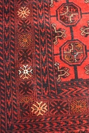 5.7 x 3.8 Ft, COLLECTOR'S PIECE Antique Tekka Turkmen Mori Gol Pattern Carpet, Vintage Afghan Rug, Turkmen Mori rug, Vintage Bukhara Rug - sustainably made MOMO NEW YORK sustainable clothing, slow fashion