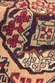 6.7 x 3.11 Ft, Super Fine Rare Turkoman Tekke Vintage Rug Tribal Turkmen Bokhara Rug, Oriental Real Bukhara Rug,Natural Dyed Color Rug Kilim - sustainably made MOMO NEW YORK sustainable clothing, rug slow fashion