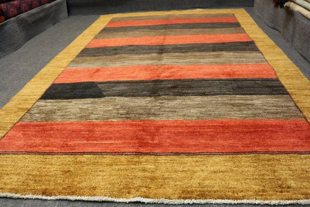 8.7 x 5.4 Ft, Beautiful modern design Afghan Rug Turkmen Hand made wool rug - sustainably made MOMO NEW YORK sustainable clothing, rug slow fashion