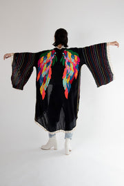 Kaftan Kimono Bila White - sustainably made MOMO NEW YORK sustainable clothing, Boho Chic slow fashion