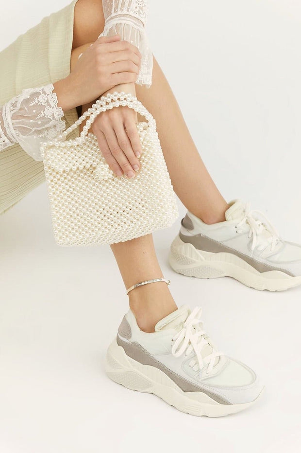 All About You Pearl Clutch - sustainably made MOMO NEW YORK sustainable clothing, free people slow fashion