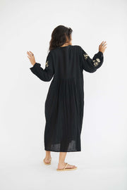 Boho Chic Dress Natalie - sustainably made MOMO NEW YORK sustainable clothing, Boho Chic slow fashion