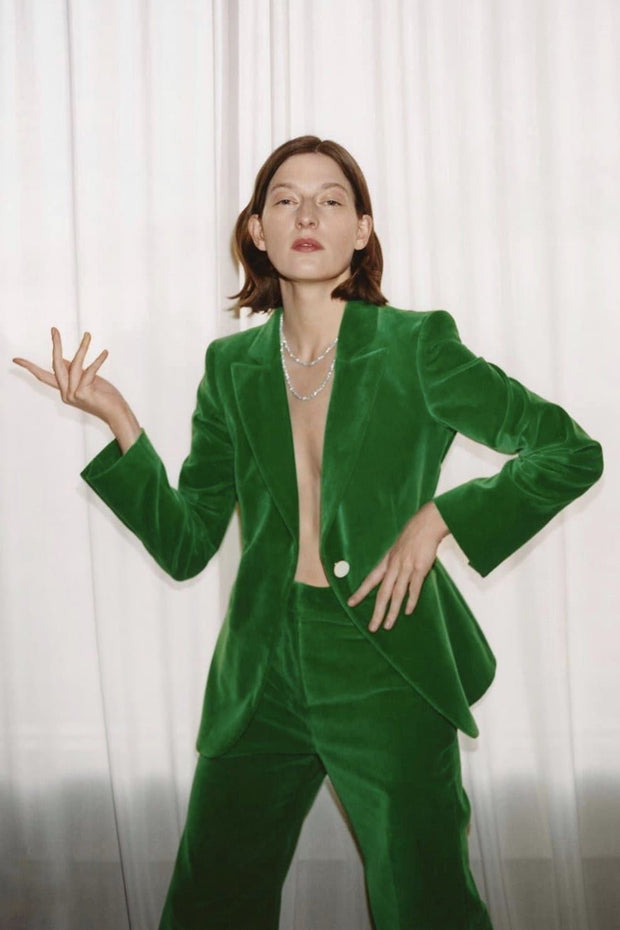 Corduroy Suit Miranda - sustainably made MOMO NEW YORK sustainable clothing, offer slow fashion