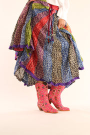 COTTON SKIRT QUINA - sustainably made MOMO NEW YORK sustainable clothing, skirt slow fashion