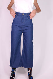 DENIM PANTS HILLARY - sustainably made MOMO NEW YORK sustainable clothing, pants slow fashion