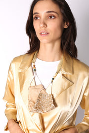 FACE MASK HOLDER ARABELLA - sustainably made MOMO NEW YORK sustainable clothing, slow fashion