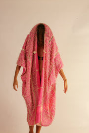 FRINGE STITCH KIMONO MADONNA - sustainably made MOMO NEW YORK sustainable clothing, Kimono slow fashion