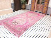 intage moroccan rug from Beni mguild, berber handmade area rug - sustainably made MOMO NEW YORK sustainable clothing, rug slow fashion