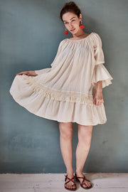 Kaftan Dress Betty - sustainably made MOMO NEW YORK sustainable clothing, Boho Chic slow fashion