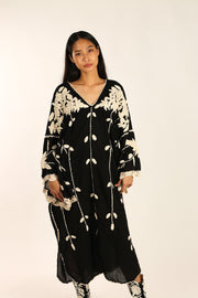KAFTAN DRESS NATALIE - sustainably made MOMO NEW YORK sustainable clothing, kaftan slow fashion