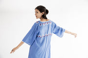 Kimono Dress Renin - sustainably made MOMO NEW YORK sustainable clothing, Boho Chic slow fashion