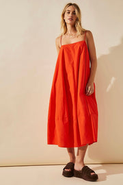 MIDI COTTON DRESS MICHELLE - sustainably made MOMO NEW YORK sustainable clothing, wholesale1122 slow fashion