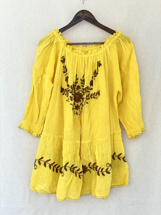 Mini Sunshine Dress - sustainably made MOMO NEW YORK sustainable clothing, saleojai slow fashion