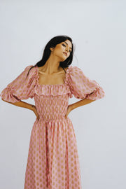 SILK DRESS UMA - sustainably made MOMO NEW YORK sustainable clothing, kaftan slow fashion