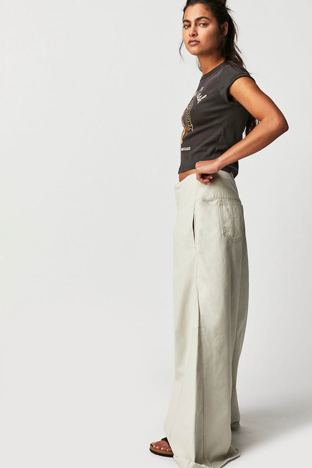 WIDE LEG PANTS SANDY - sustainably made MOMO NEW YORK sustainable clothing, pants slow fashion