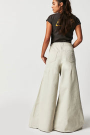 WIDE LEG PANTS SANDY - sustainably made MOMO NEW YORK sustainable clothing, pants slow fashion