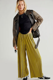 WINONA PLEATED FLARE PANTS X FREE PEOPLE - sustainably made MOMO NEW YORK sustainable clothing, pants slow fashion